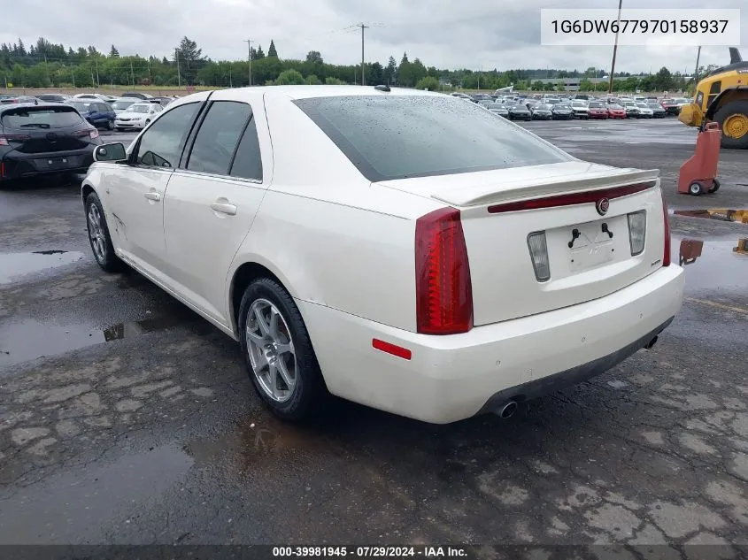 2007 Cadillac Sts V6 VIN: 1G6DW677970158937 Lot: 39981945