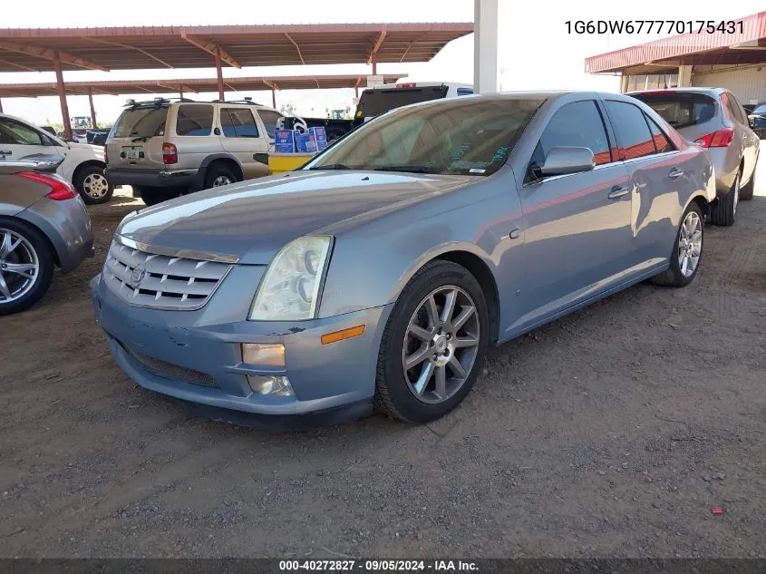 1G6DW677770175431 2007 Cadillac Sts V6