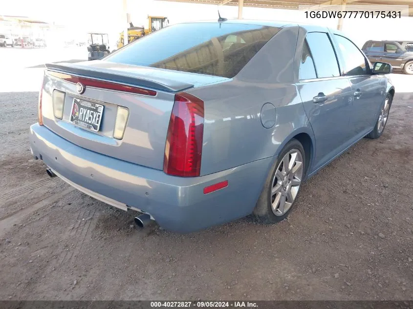 1G6DW677770175431 2007 Cadillac Sts V6