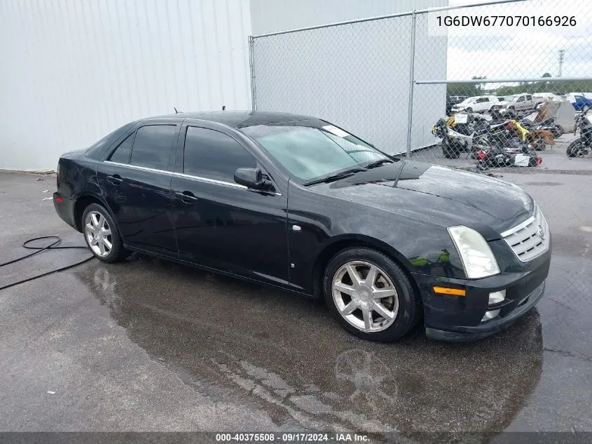 1G6DW677070166926 2007 Cadillac Sts V6