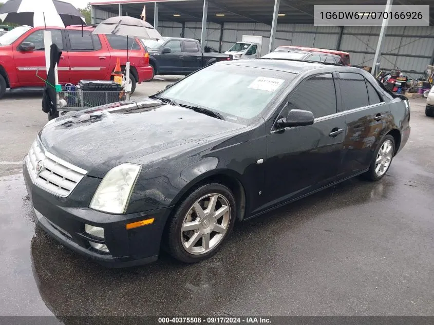 1G6DW677070166926 2007 Cadillac Sts V6