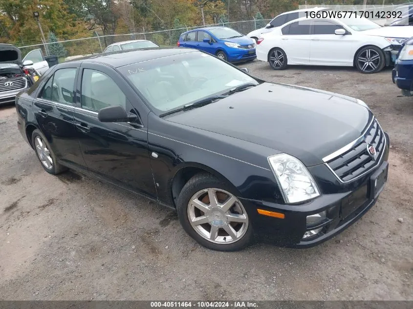 2007 Cadillac Sts V6 VIN: 1G6DW677170142392 Lot: 40511464