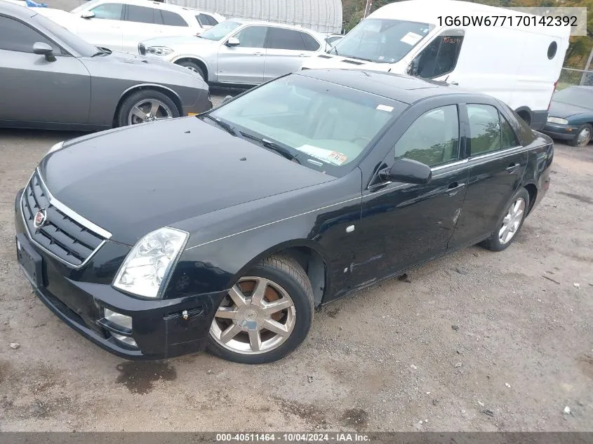 2007 Cadillac Sts V6 VIN: 1G6DW677170142392 Lot: 40511464