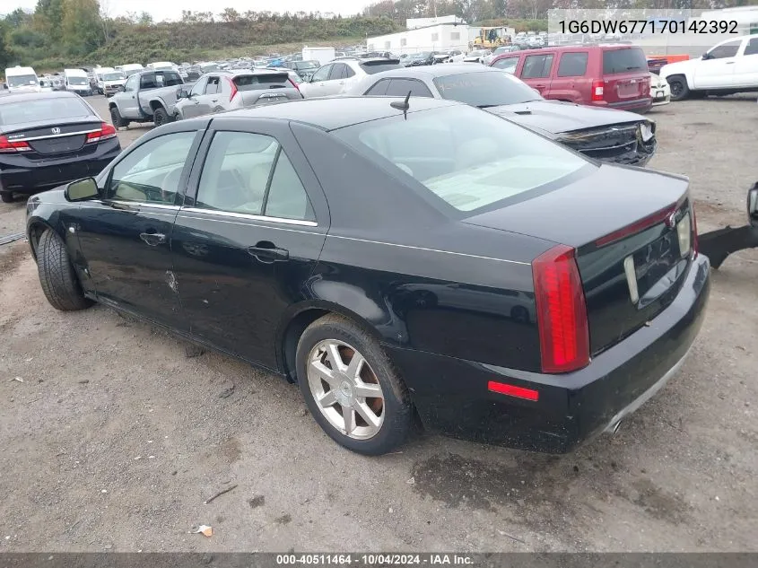 2007 Cadillac Sts V6 VIN: 1G6DW677170142392 Lot: 40511464