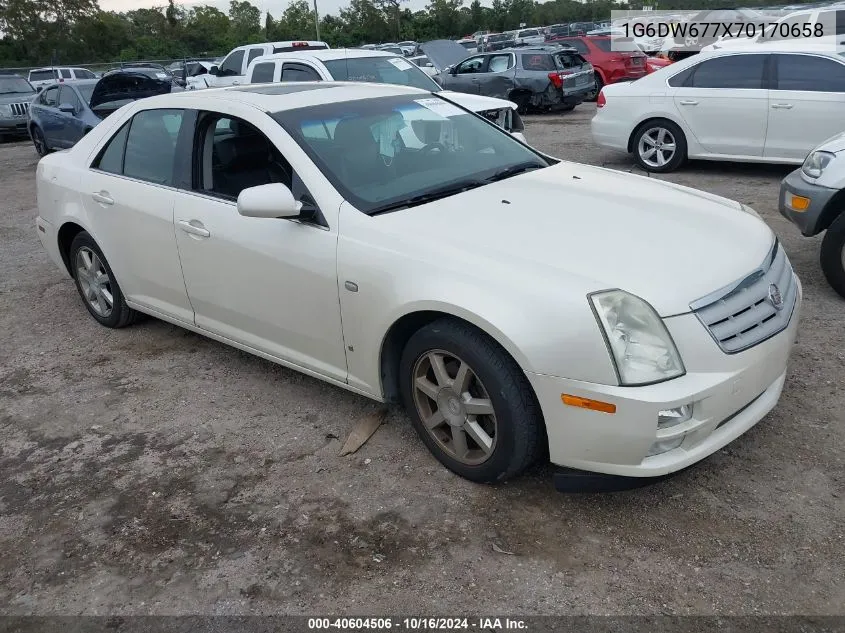 2007 Cadillac Sts V6 VIN: 1G6DW677X70170658 Lot: 40604506