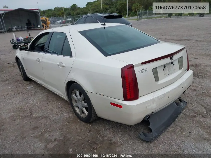 1G6DW677X70170658 2007 Cadillac Sts V6