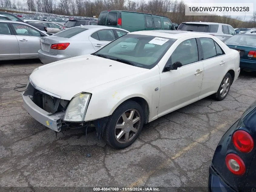 2007 Cadillac Sts V6 VIN: 1G6DW677370163258 Lot: 40847069