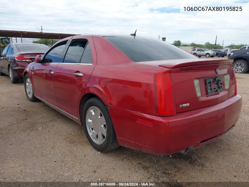 1G6DC67AX80195825 2008 Cadillac Sts V8