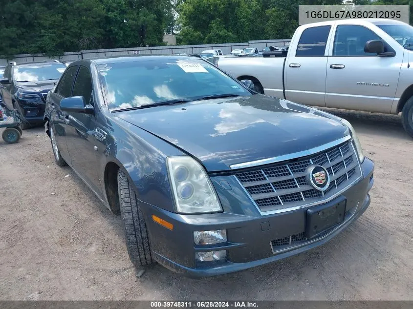 1G6DL67A980212095 2008 Cadillac Sts V8