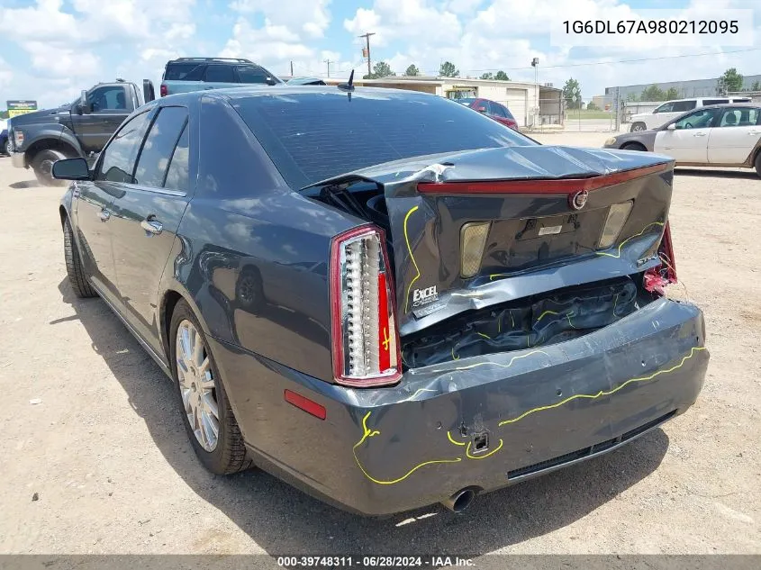 2008 Cadillac Sts V8 VIN: 1G6DL67A980212095 Lot: 39748311