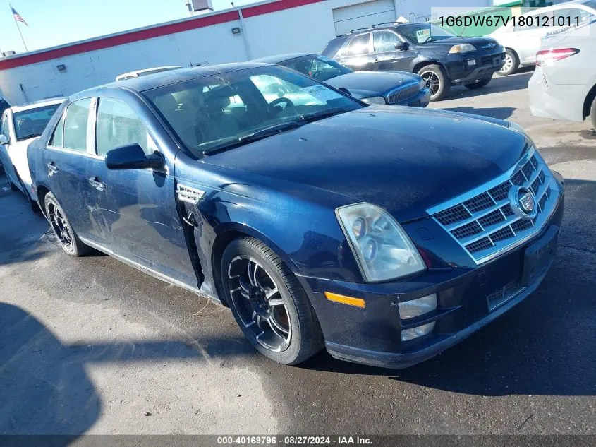 2008 Cadillac Sts V6 VIN: 1G6DW67V180121011 Lot: 40169796