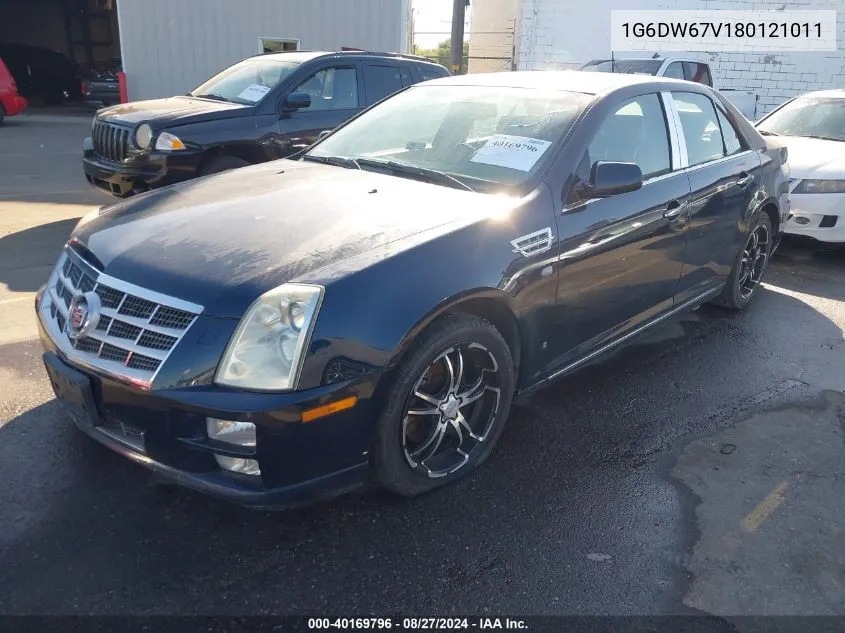 2008 Cadillac Sts V6 VIN: 1G6DW67V180121011 Lot: 40169796