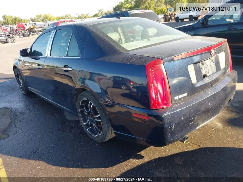 2008 Cadillac Sts V6 VIN: 1G6DW67V180121011 Lot: 40169796