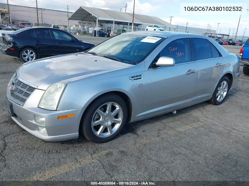 2008 Cadillac Sts V8 VIN: 1G6DC67A380102532 Lot: 40359084