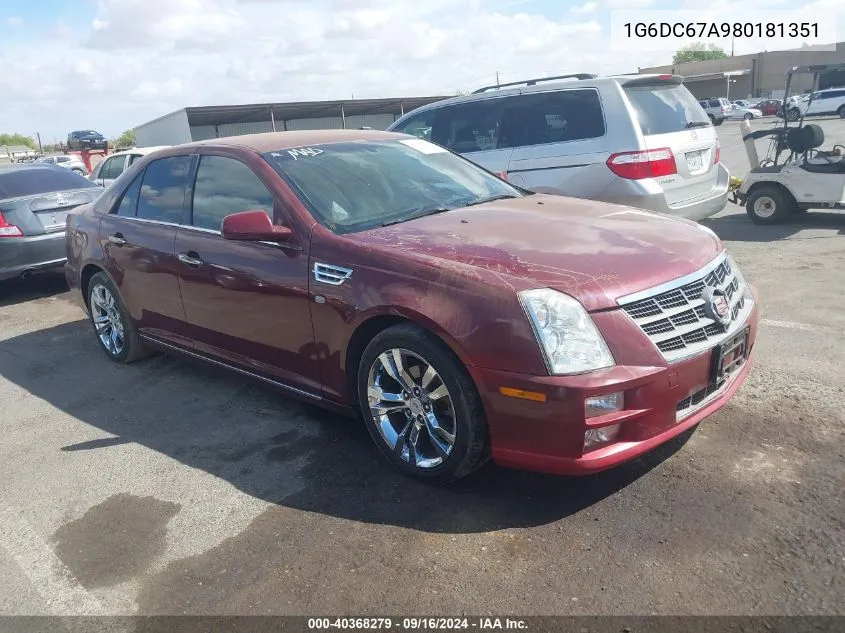 2008 Cadillac Sts V8 VIN: 1G6DC67A980181351 Lot: 40368279