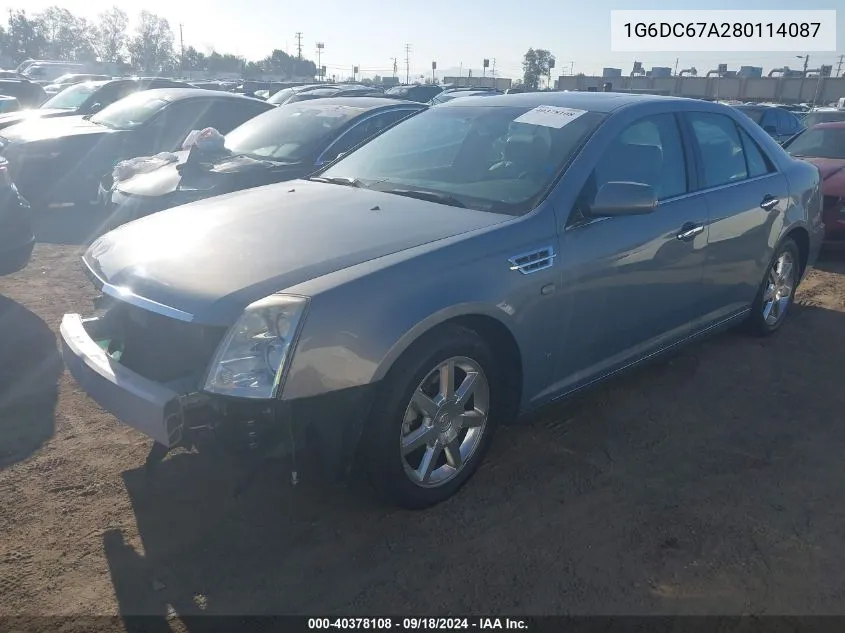 1G6DC67A280114087 2008 Cadillac Sts V8