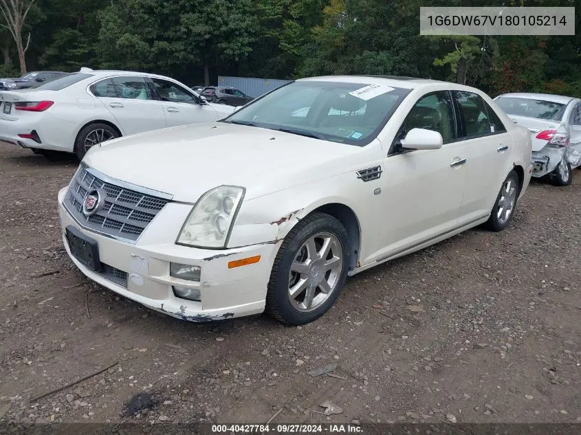 2008 Cadillac Sts V6 VIN: 1G6DW67V180105214 Lot: 40427784