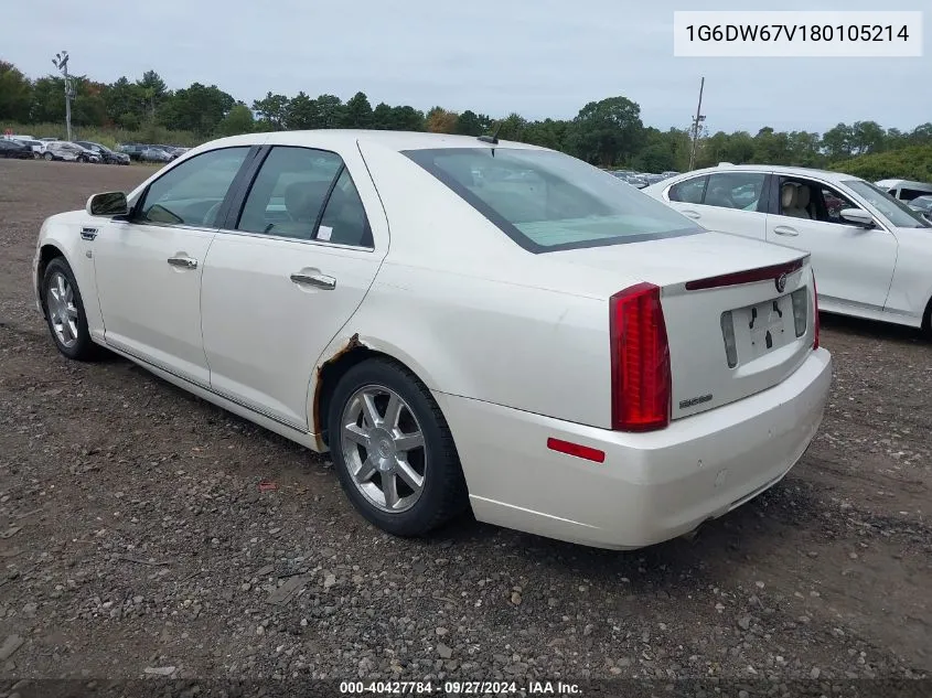 1G6DW67V180105214 2008 Cadillac Sts V6