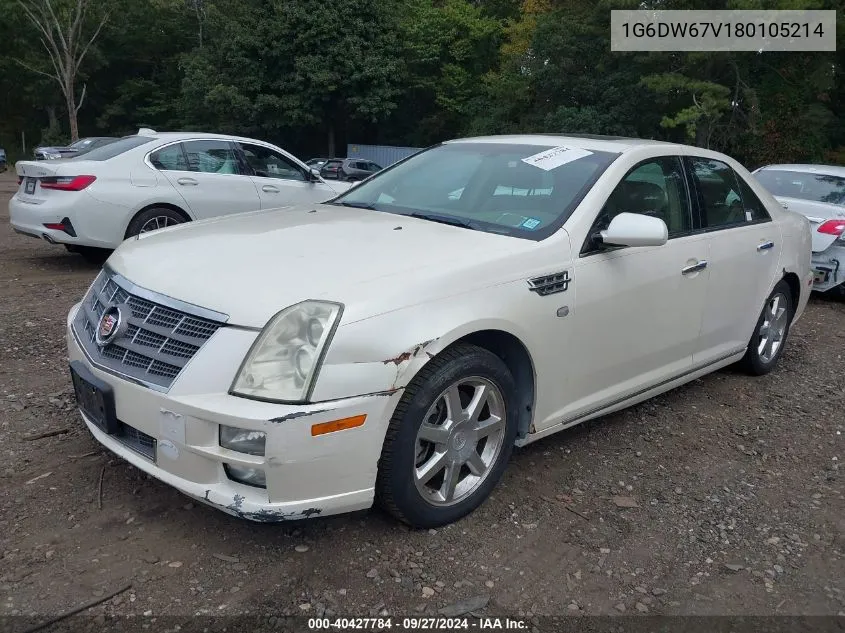 2008 Cadillac Sts V6 VIN: 1G6DW67V180105214 Lot: 40427784