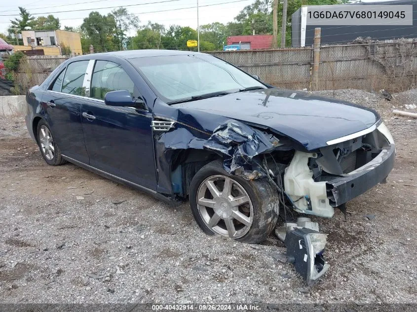 2008 Cadillac Sts V6 VIN: 1G6DA67V680149045 Lot: 40432914