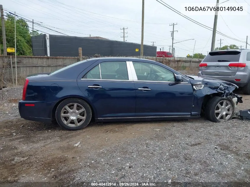 2008 Cadillac Sts V6 VIN: 1G6DA67V680149045 Lot: 40432914