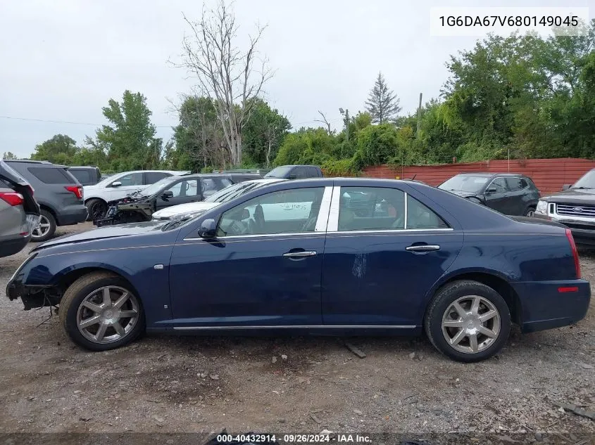 2008 Cadillac Sts V6 VIN: 1G6DA67V680149045 Lot: 40432914