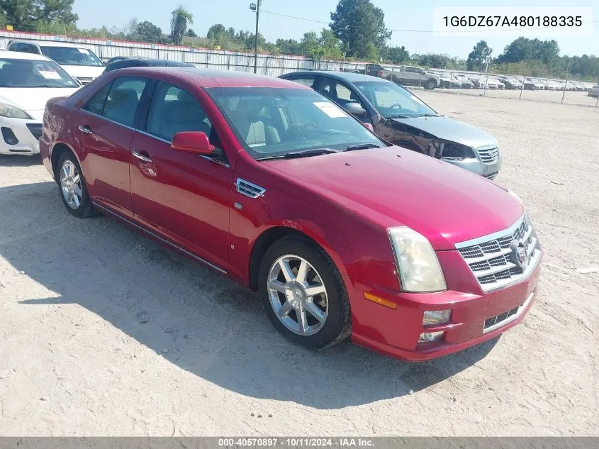 2008 Cadillac Sts V8 VIN: 1G6DZ67A480188335 Lot: 40570897