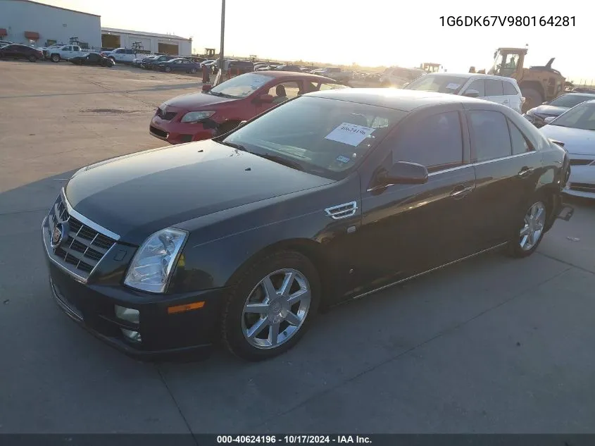 1G6DK67V980164281 2008 Cadillac Sts V6