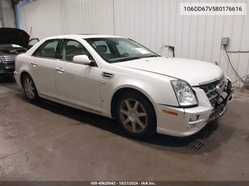 2008 Cadillac Sts V6 VIN: 1G6DD67V580176616 Lot: 40625043