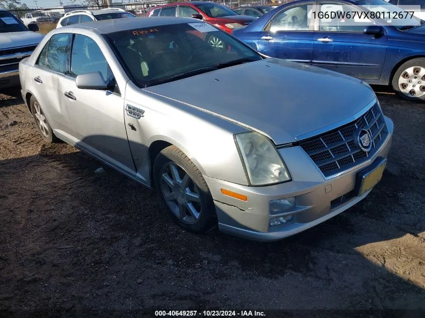 2008 Cadillac Sts V6 VIN: 1G6DW67VX80112677 Lot: 40649257