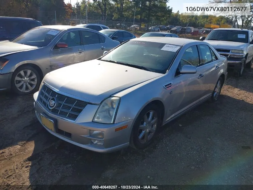 2008 Cadillac Sts V6 VIN: 1G6DW67VX80112677 Lot: 40649257