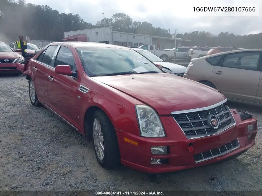 2008 Cadillac Sts V6 VIN: 1G6DW67V280107666 Lot: 40834141