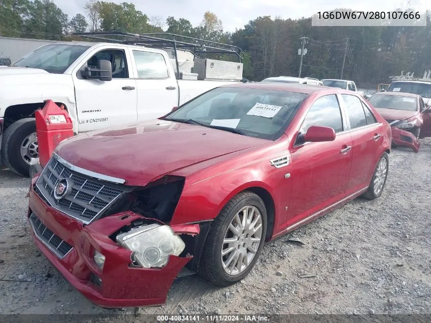 2008 Cadillac Sts V6 VIN: 1G6DW67V280107666 Lot: 40834141