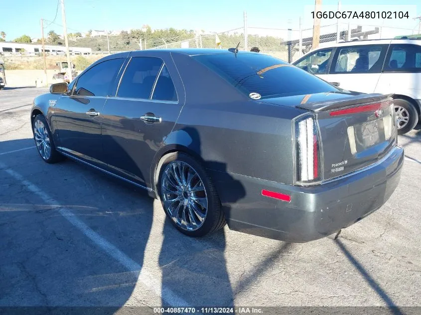 2008 Cadillac Sts V8 VIN: 1G6DC67A480102104 Lot: 40857470