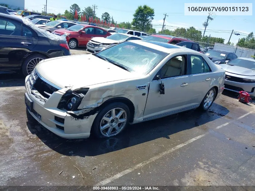 1G6DW67V690151123 2009 Cadillac Sts V6