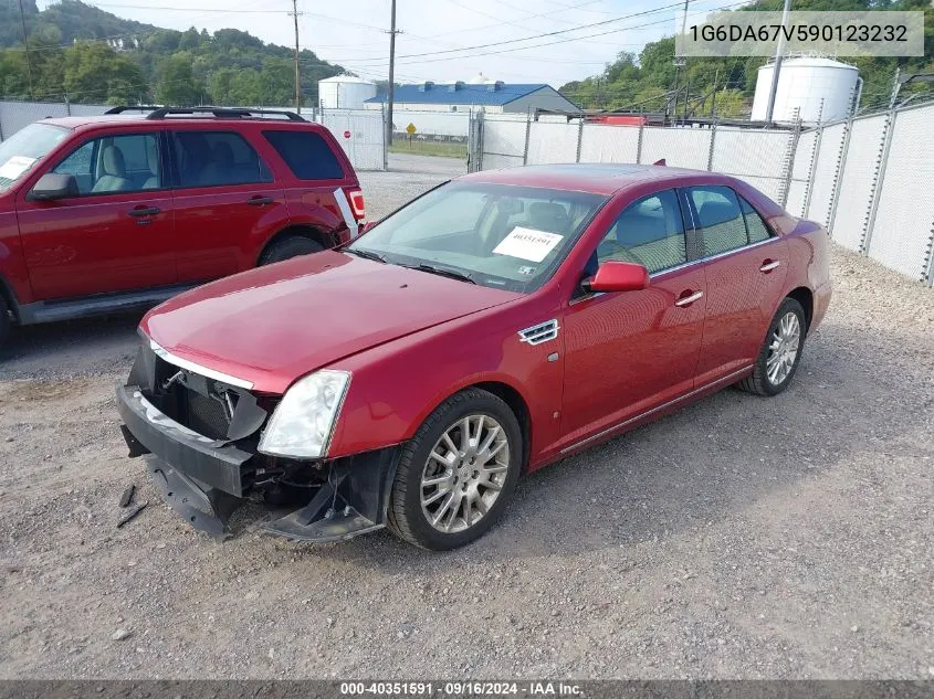 2009 Cadillac Sts V6 VIN: 1G6DA67V590123232 Lot: 40351591