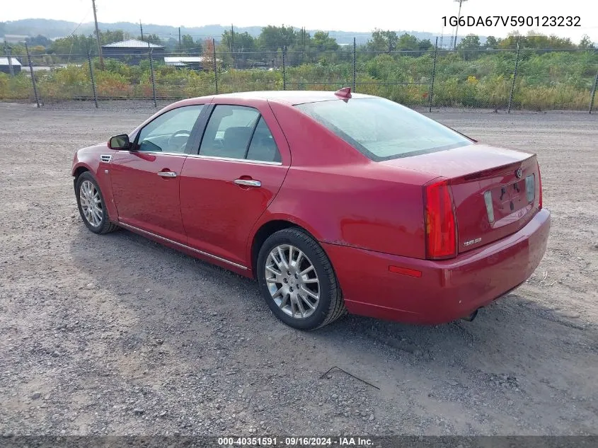 2009 Cadillac Sts V6 VIN: 1G6DA67V590123232 Lot: 40351591