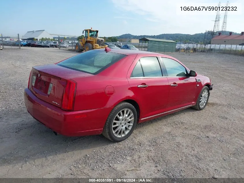 2009 Cadillac Sts V6 VIN: 1G6DA67V590123232 Lot: 40351591