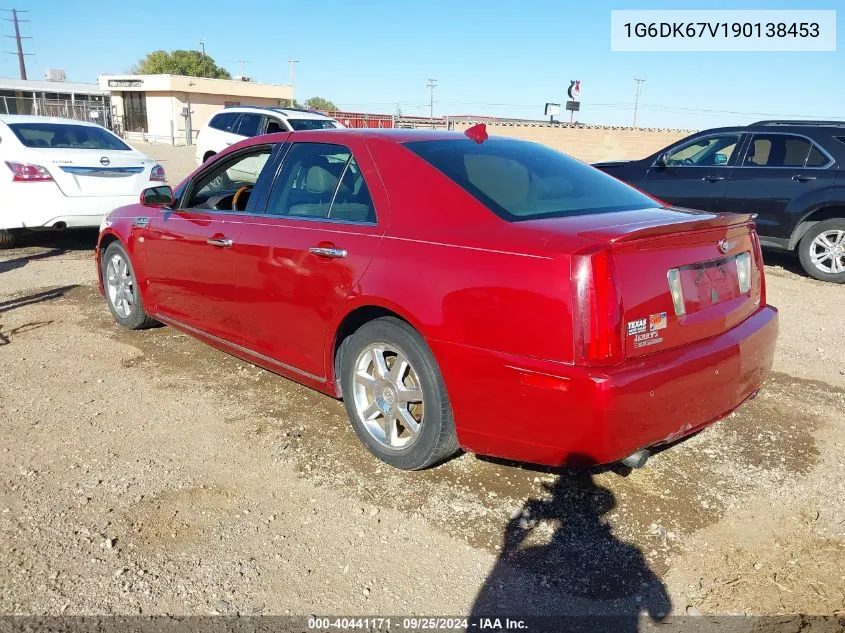 2009 Cadillac Sts V6 VIN: 1G6DK67V190138453 Lot: 40441171