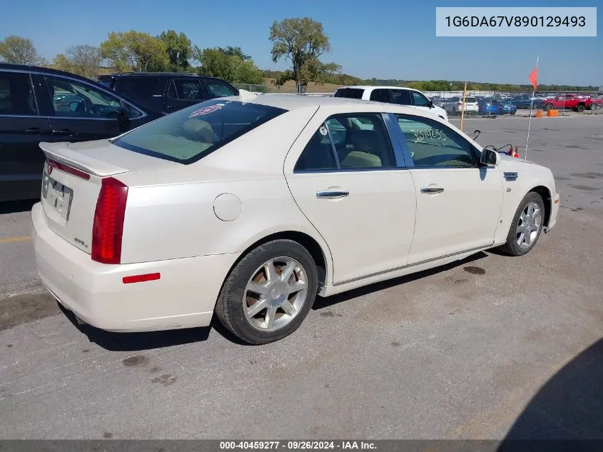 2009 Cadillac Sts V6 VIN: 1G6DA67V890129493 Lot: 40459277