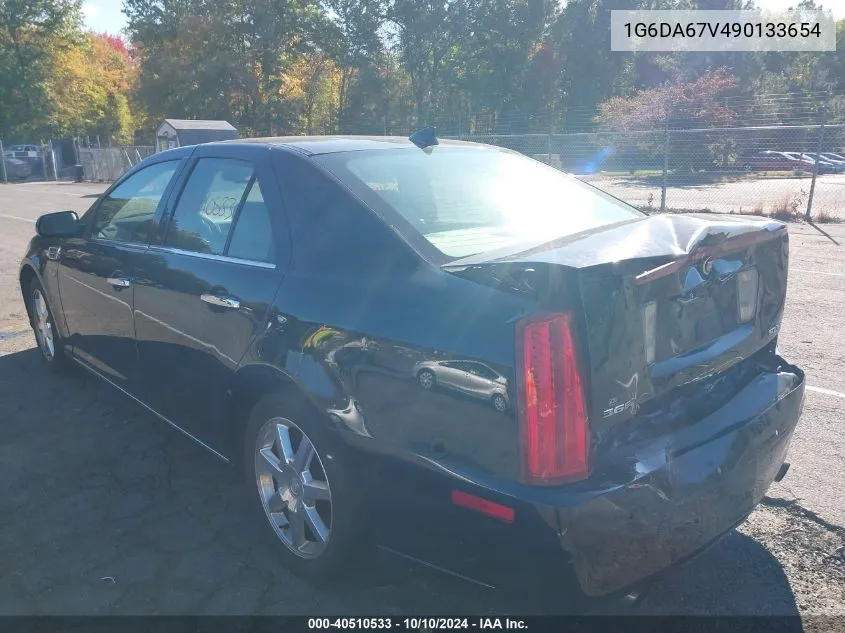 2009 Cadillac Sts V6 VIN: 1G6DA67V490133654 Lot: 40510533