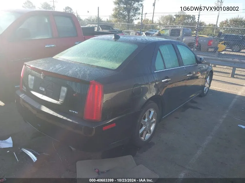 2009 Cadillac Sts V6 VIN: 1G6DW67VX90108002 Lot: 40683399