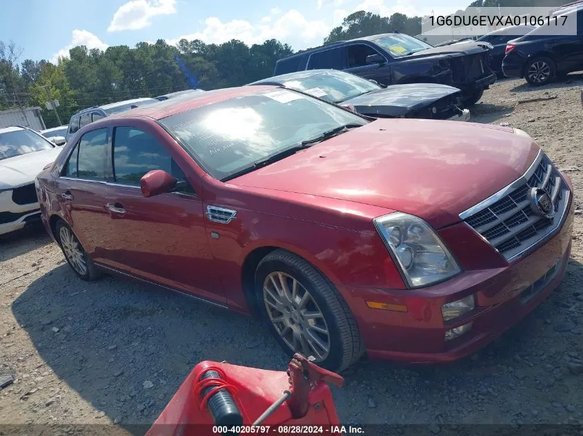 2010 Cadillac Sts Premium Package VIN: 1G6DU6EVXA0106117 Lot: 40205797