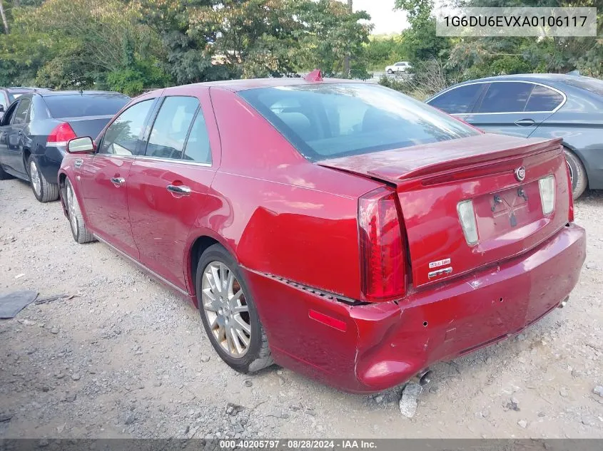 2010 Cadillac Sts Premium Package VIN: 1G6DU6EVXA0106117 Lot: 40205797