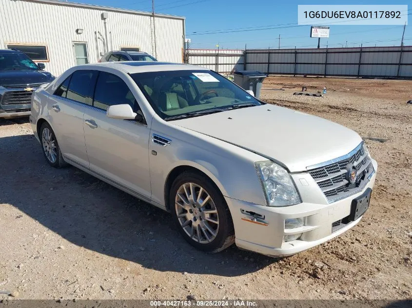 2010 Cadillac Sts Premium Package VIN: 1G6DU6EV8A0117892 Lot: 40427163