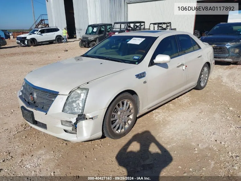 2010 Cadillac Sts Premium Package VIN: 1G6DU6EV8A0117892 Lot: 40427163