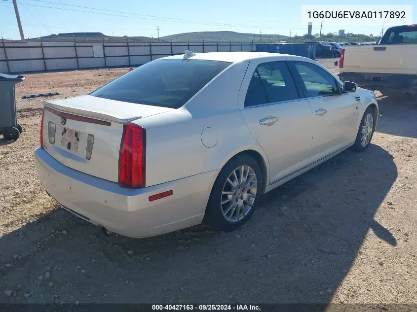 1G6DU6EV8A0117892 2010 Cadillac Sts Premium Package