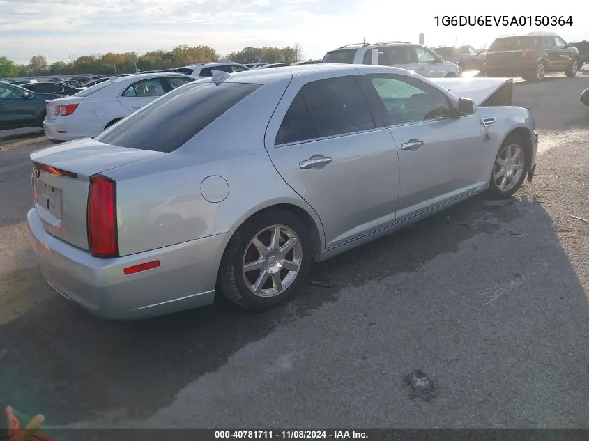 2010 Cadillac Sts Luxury Package VIN: 1G6DU6EV5A0150364 Lot: 40781711