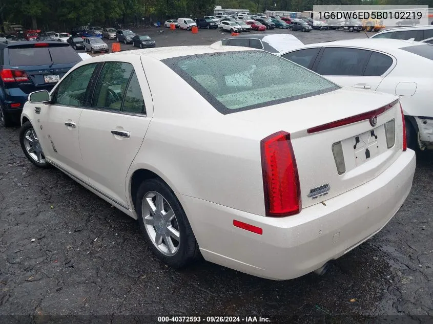 1G6DW6ED5B0102219 2011 Cadillac Sts Luxury