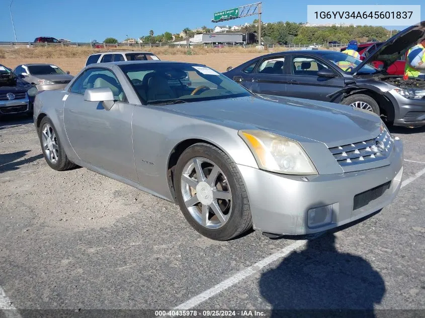 2004 Cadillac Xlr Standard VIN: 1G6YV34A645601837 Lot: 40435978